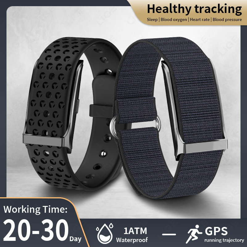 Health Wellness Bracelet - LIGE Smart Uhr Herzfrequenz Blutdruck Monitor