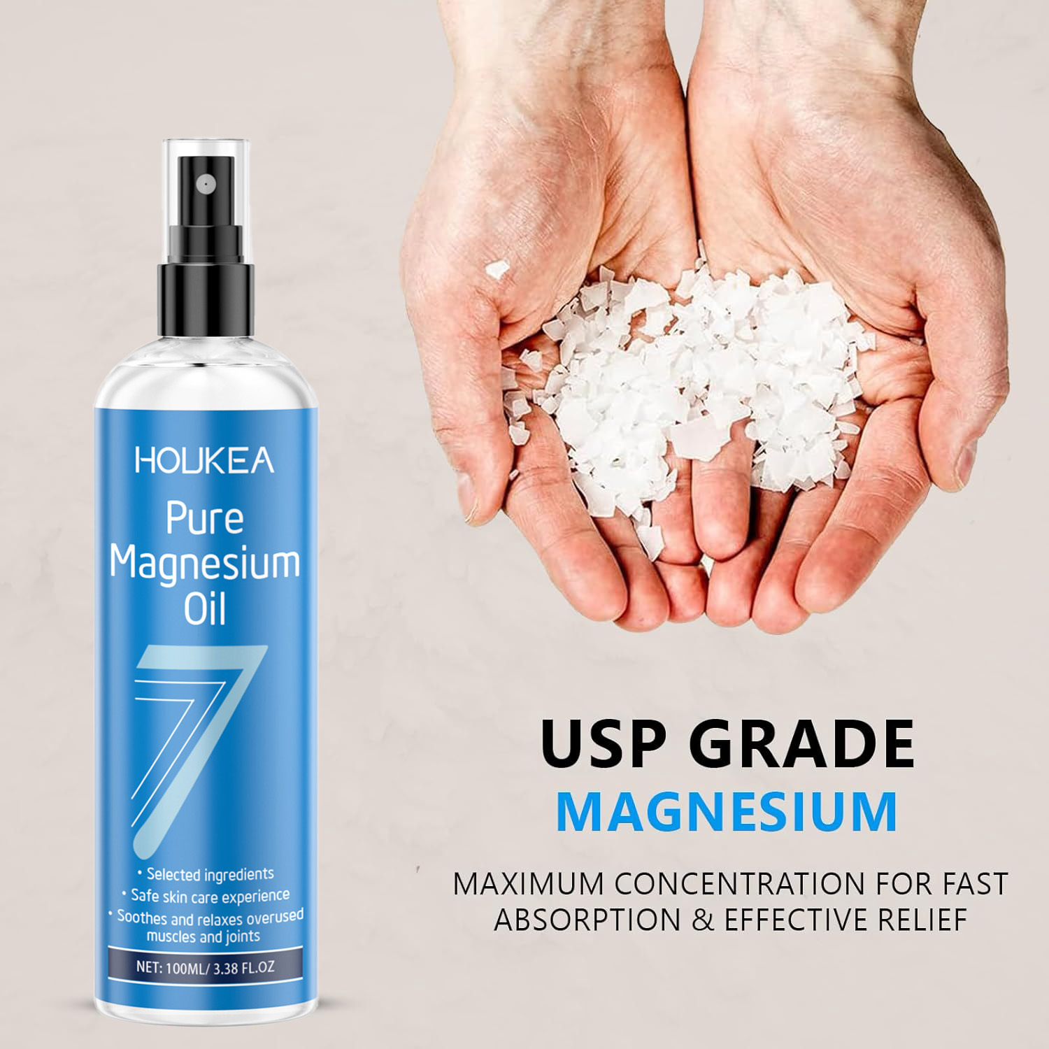 Reines Magnesiumöl-Spray, hoch – Bath Salts Magnesium Bewertung und Preis