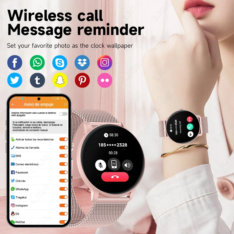 LIGE Bluetooth-Anruf-Smartwatc – Health Wellness Bracelet Bewertung und Preis